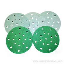 sanding disc 150mm green film abrasive sandpaper